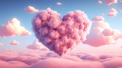 Fototapeta premium Valentine's Day, love and romance background, background with heart shapes
