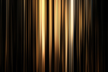 Straight vertical lines with yellow tones on black background
