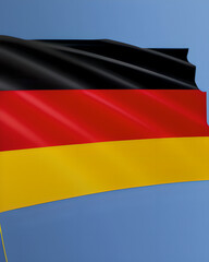 Naklejka premium German Flay