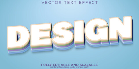 design 3d text effect