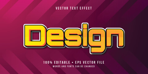 design 3d text effect