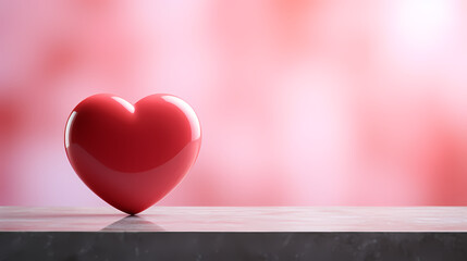 Valentine's Day, love and romance background, background with heart shapes