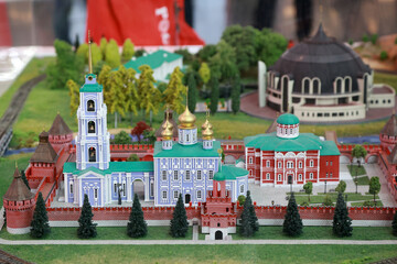 model of the old city Kremlin