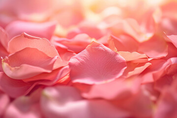 Romantic Rose Petal Bliss - Valentine's Day Celebration Concept