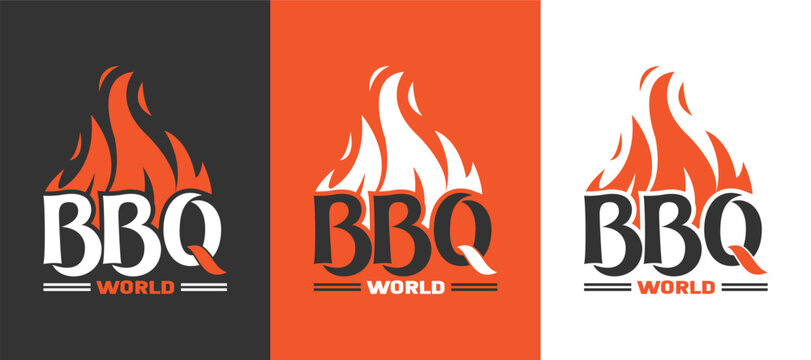 BBQ Logo Design Template For Personal Business And Branding.