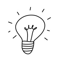 Light bulb doodle