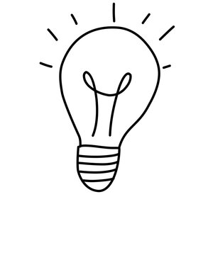 Light bulb doodle