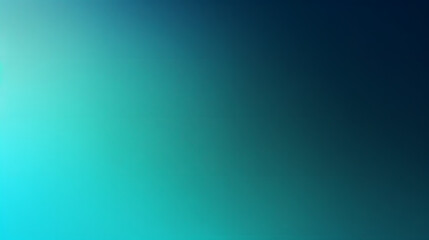 Fototapeta premium Teal green blue grainy color gradient background glowing noise texture cover header poster design