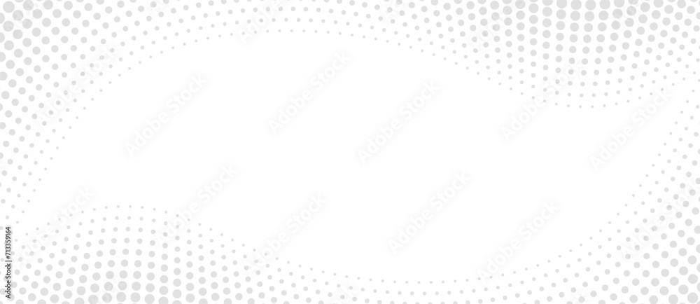 Poster black and white dotted halftone background. grunge halftone vector background in black and white col