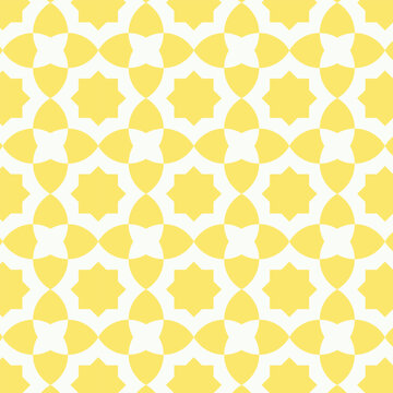beautiful seamless pattern with yellow color design. simple pattern background design.