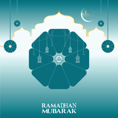 Ramadan Kareem maroon background Islamic social media banner free vector 2024