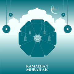 Ramadan Kareem maroon background Islamic social media banner free vector 2024