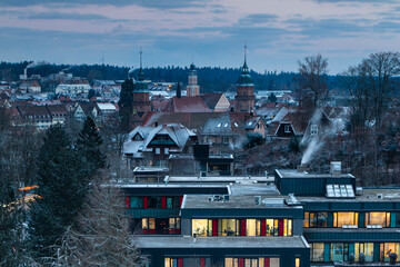 Wintermorgen in Freudenstadt (Schwarzwald)