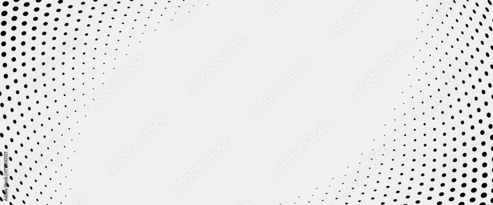 Fototapete halftone pattern dot background texture overlay grunge distress linear vector. Vector halftone dots. Halftone vector Technology Background