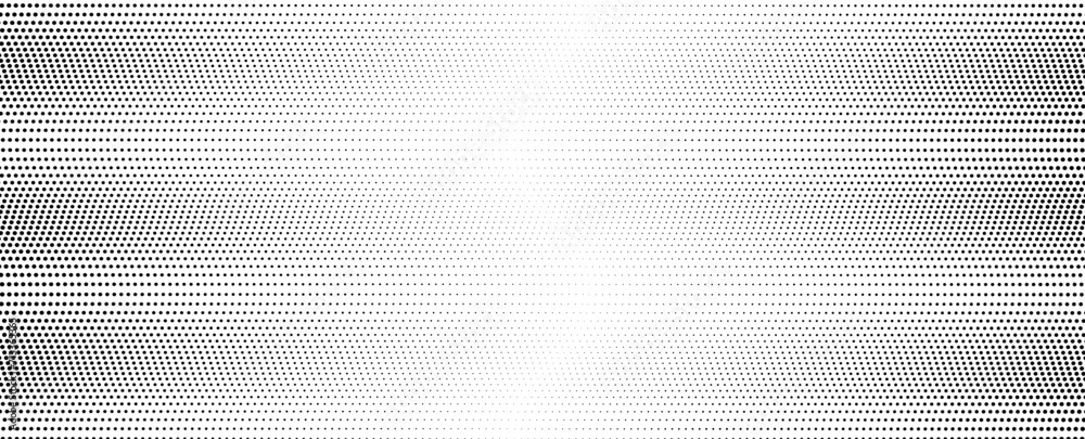 Poster Vintage Halftone Background. Fade Distressed Overlay. Dotted gradient vector pattern illustration, white and black halftone polka background