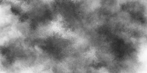 Fototapeta premium Abstract old and grainy Black grey Sky with white cloud, Black and white texture of an acrylic marble texture, Abstract old stained white background with marbled texture.