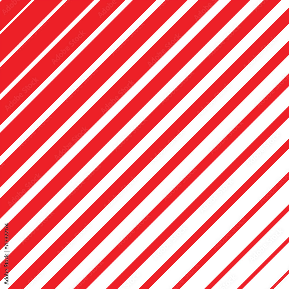 Aufkleber abstract seamless minimalistic thin to thick red diagonal line pattern.