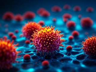 The microcellular world, viruses in the microworld. Cellular structure and experiments. Biology and biochemistry