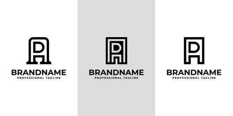 Modern Initials AD Logo, suitable for business with DA or AD initials