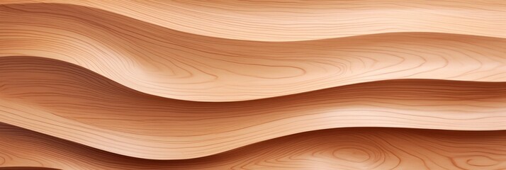 Wood artwork background – abstract wood texture with wave design forming a stylish harmonic background