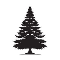 Obraz premium Pine Tree Icon