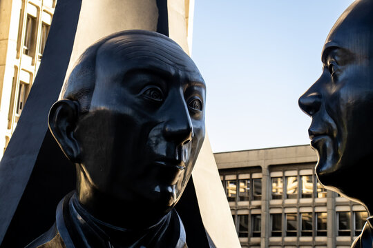 Monument to the memory of Guillermo Gaviria, former Governor of Antioquia, and Gilberto Echeverri, former Peace Commissioner of the department of Antioquia, who were murdered by the FARC