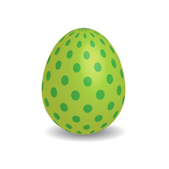 Simple Easter egg with dots