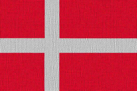 National flag of Denmark Background for editors and designers. National holiday