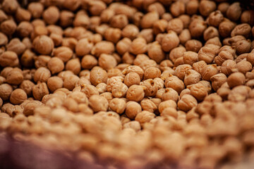 chickpeas close up
