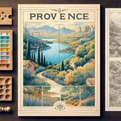provence travel poster