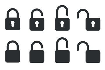 Castle keyhole icon set for website icon