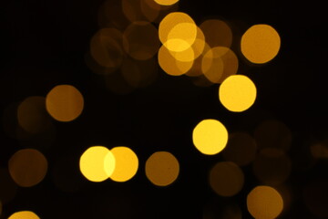 Abstract background with beautiful bokeh lights