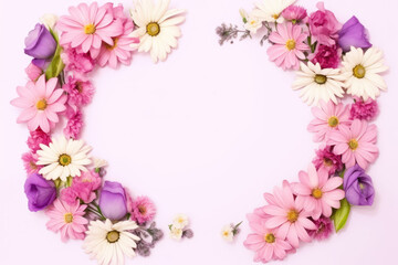 Wildflower rose flower floral frame red rose,hulthemia, rosa. Aquarelle wild flower for background, texture, wrapper pattern, frame or border.generative ai.