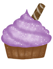 Cupcake Flat Design Dessert 