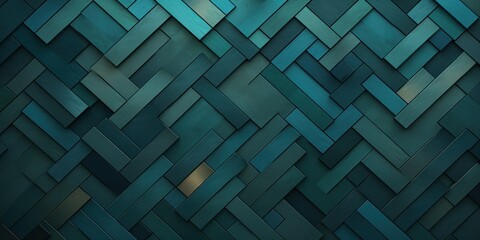 Teal undirectional pattern