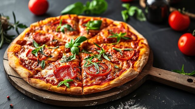 A Close-up Photography of Delicious Pizza