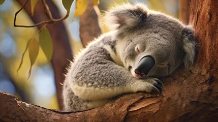 Gordijnen koala bear cub © Hussam
