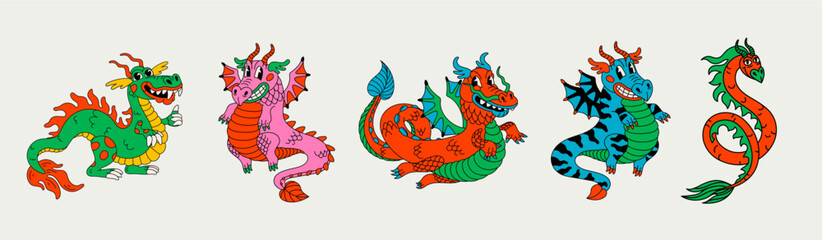 Chinese dragon, 2024 year lunar symbol