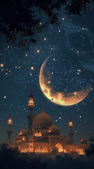 Background Wallpaper for Eid Mubarak Day