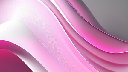 pink neon wave abstract background design illustration art