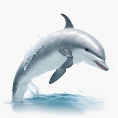 Dolphin illustration on a white background