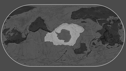 Antarctica plate - neighborhoods. Eckert III. Bilevel © zelwanka