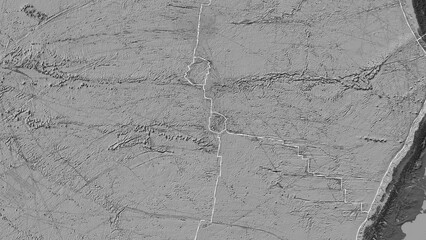 Juan Fernandez plate outlined. Eckert III. Bilevel