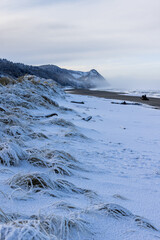 Cape Sebastian with snow