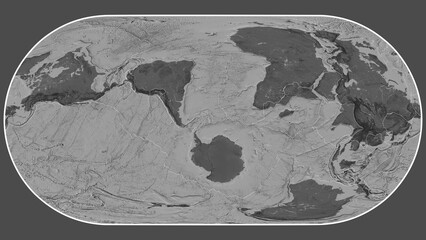 Sandwich plate - global map. Eckert III. Bilevel