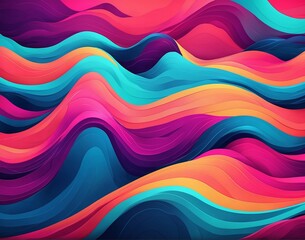 Abstract Wave, abstract colorful background
