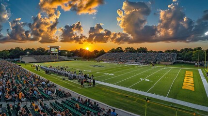 Fototapeta premium Background Wallpaper Related to Football Sports