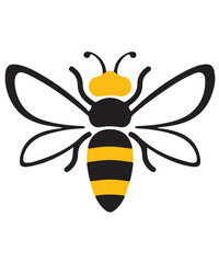 Bee vector illustration for children 