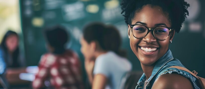 University Black Woman And Professor Welcome Students Outside Ready For Learning And Teaching Teacher Mentor And Happy Lecturer At A College School And Education Class Excited About Student Faq