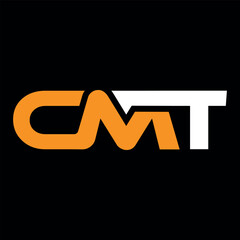 CMT logo design template element colorful logo . 3D for business and company identity logo design .